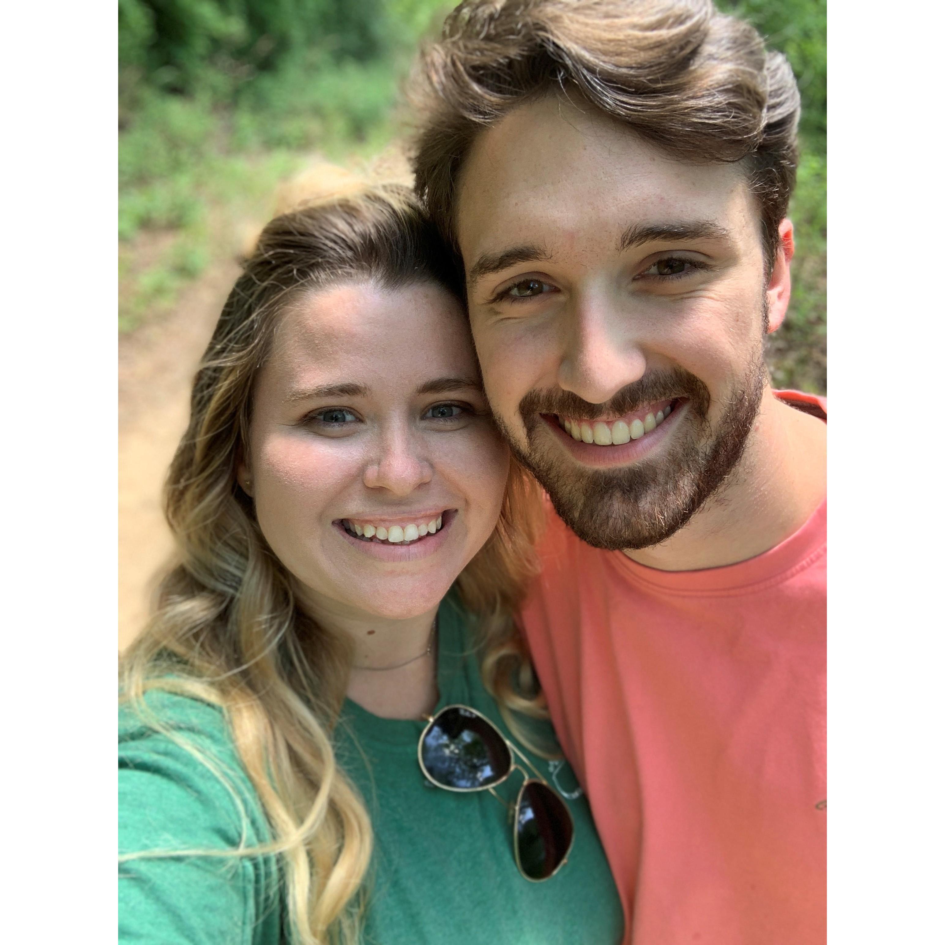 Exploring Toccoa together with friends.