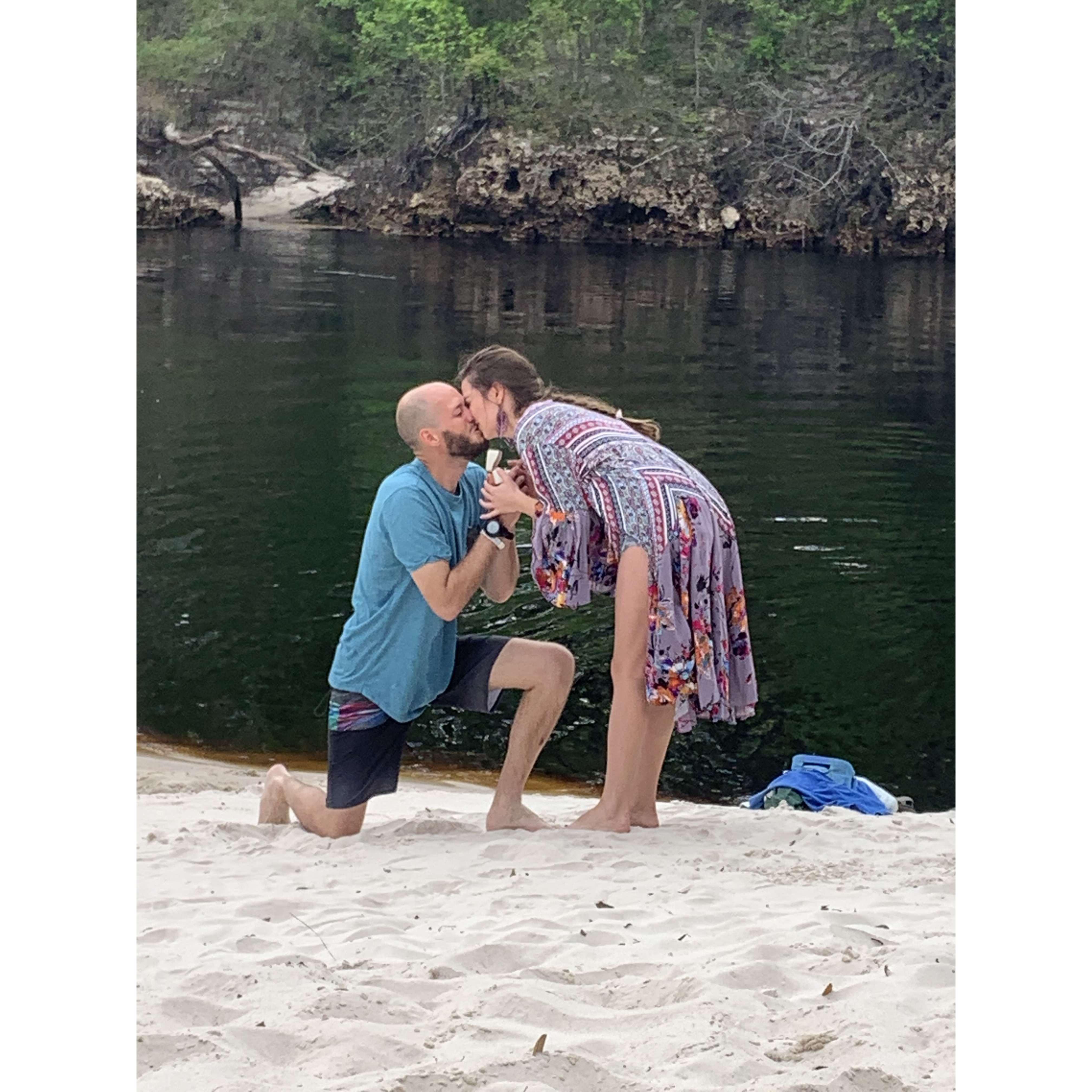 Engaged at the Spirit of Suwannee Music Park, 2021