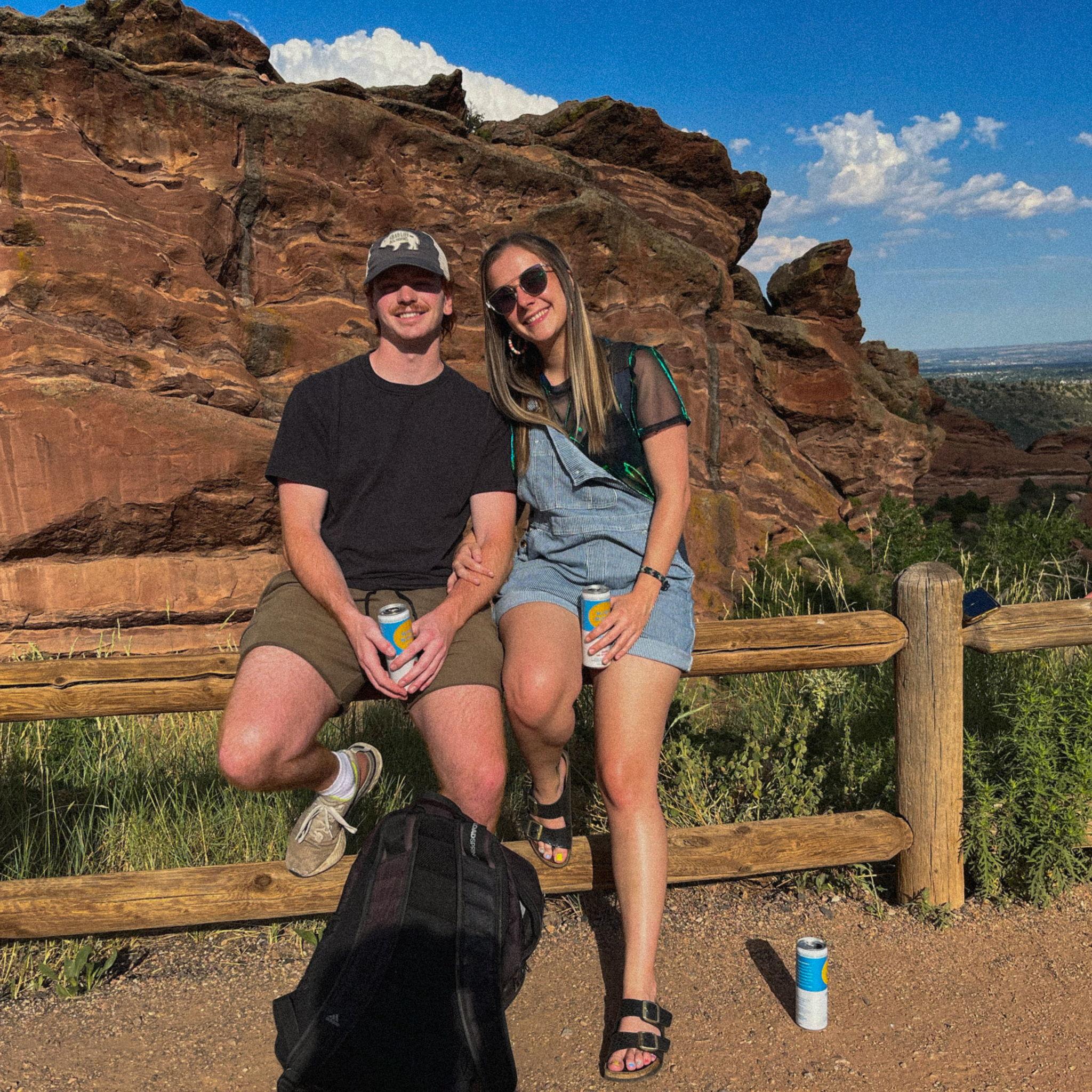 First Red Rocks concert together.