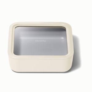 Non-Stick Ceramic-Coated Large Glass Container Duo | Food Storage Container | BPA-Free