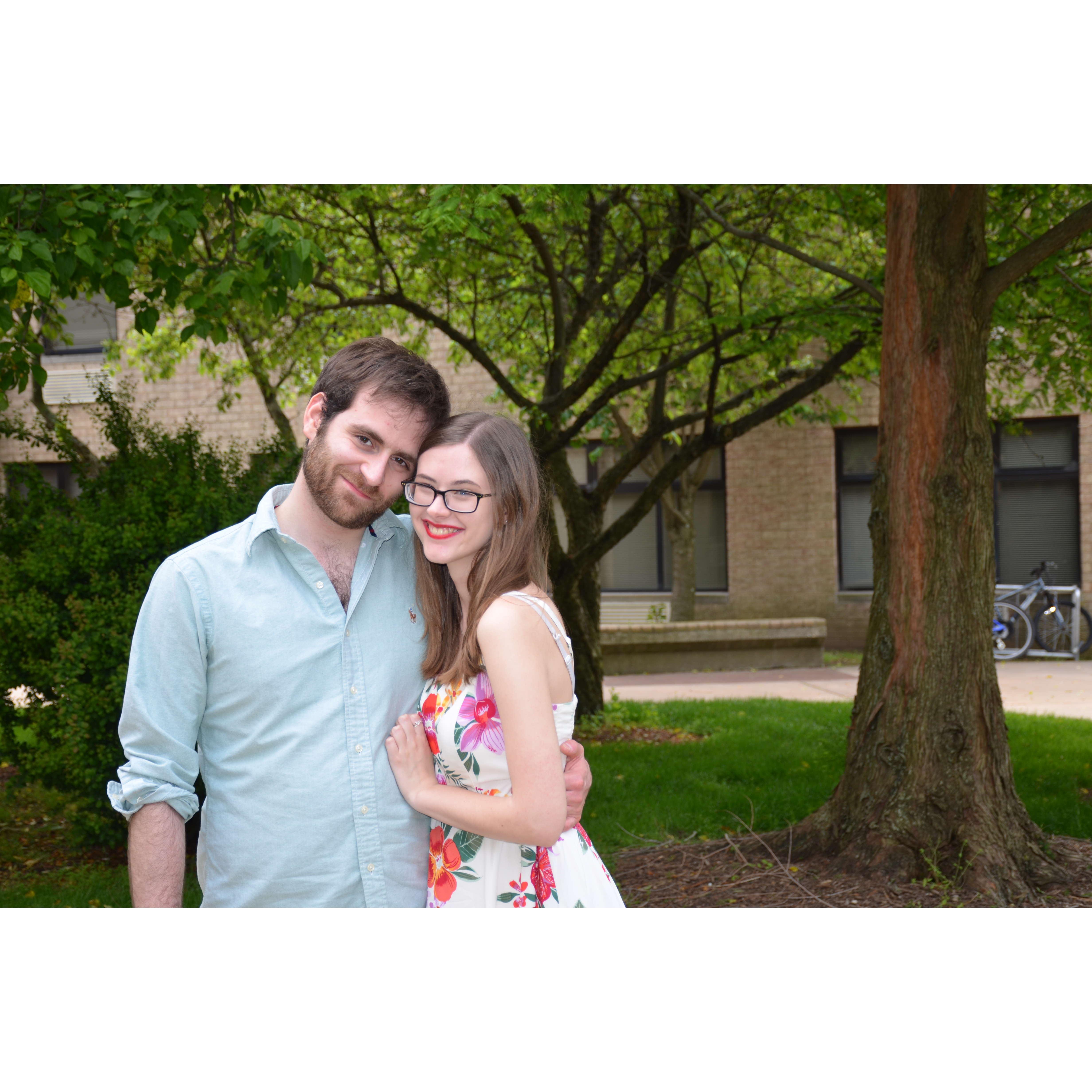 Kara's Hofstra graduation, May 2019