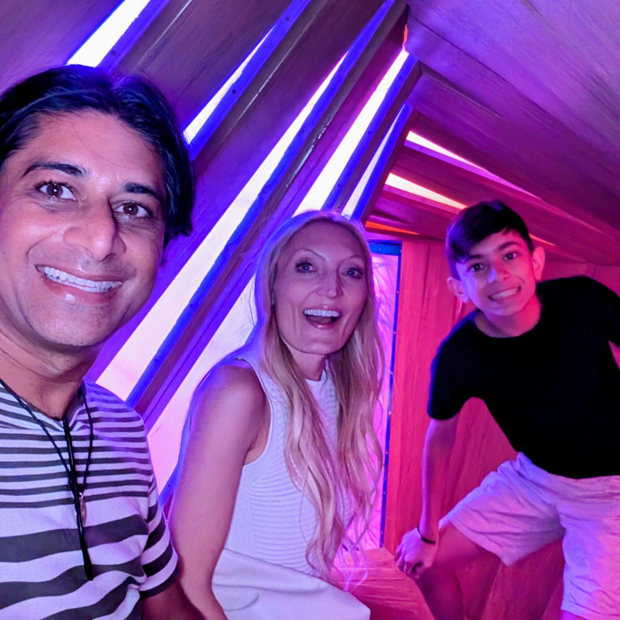 Visiting Meow Wolf in Denver July 2024.