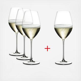 Veritas Champagne Wine Glass, Set of 4
