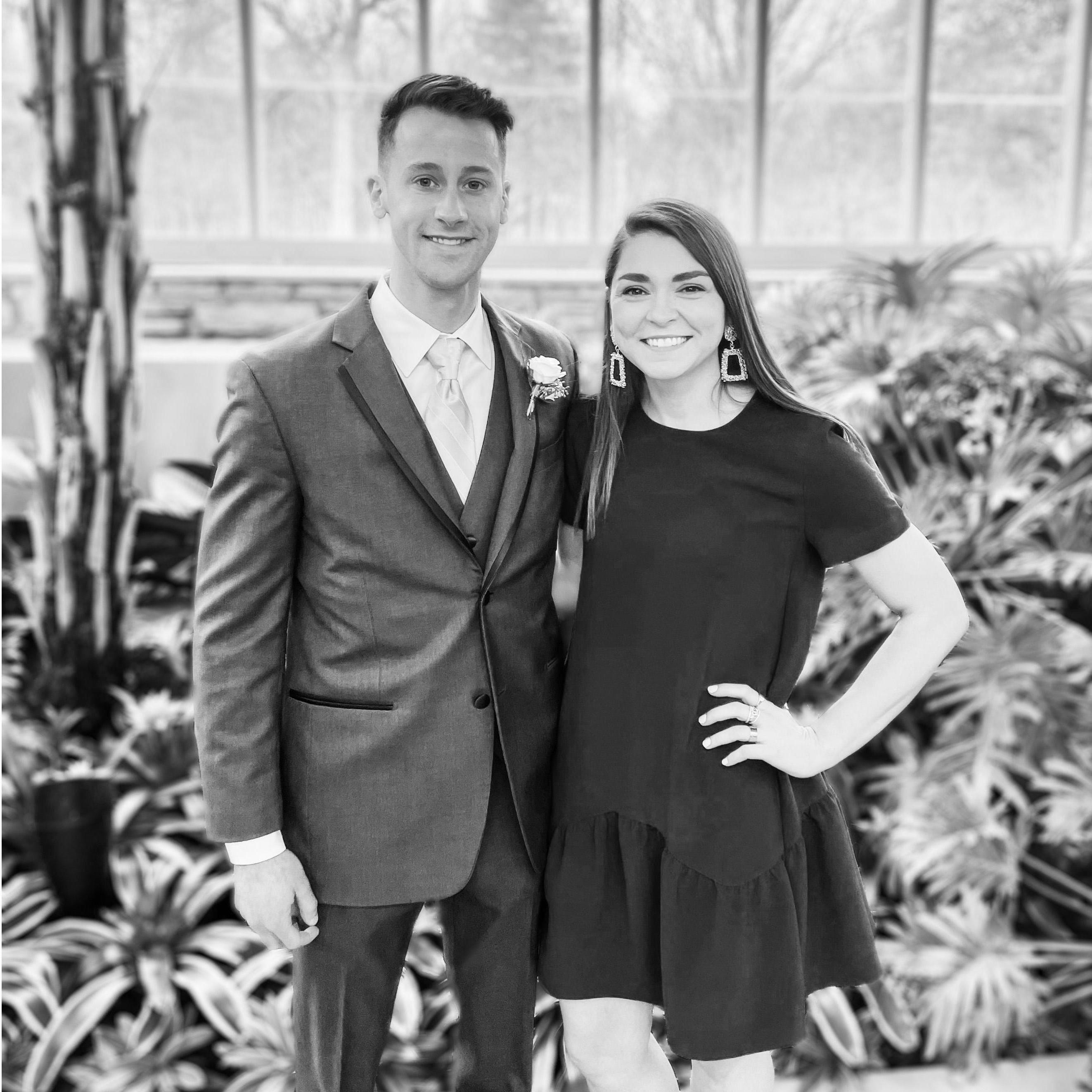 At Michael and Megan's Wedding
