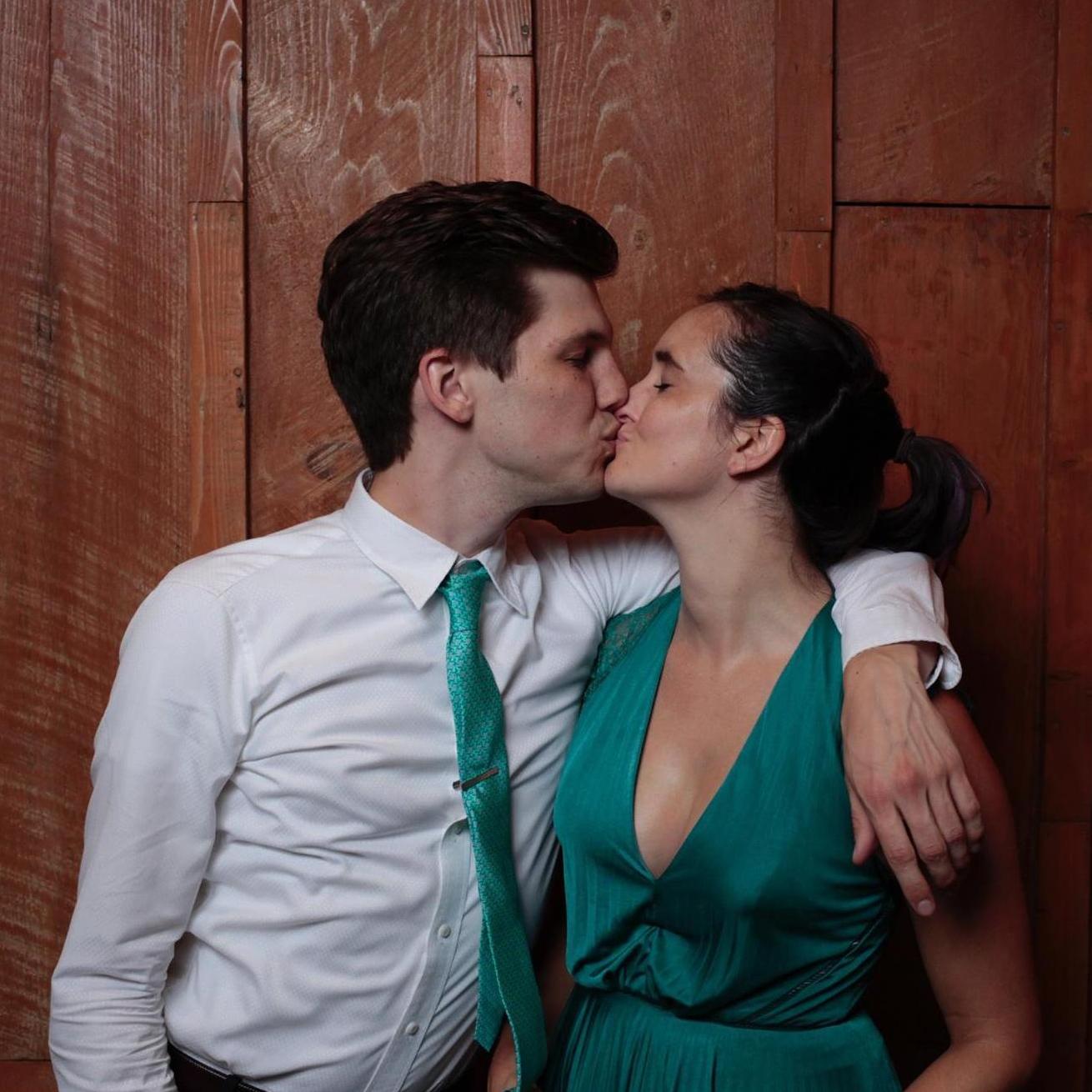 Sweaty kiss after some serious dancing (Fall 2016)