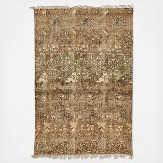 Antique Floral Printed Rug