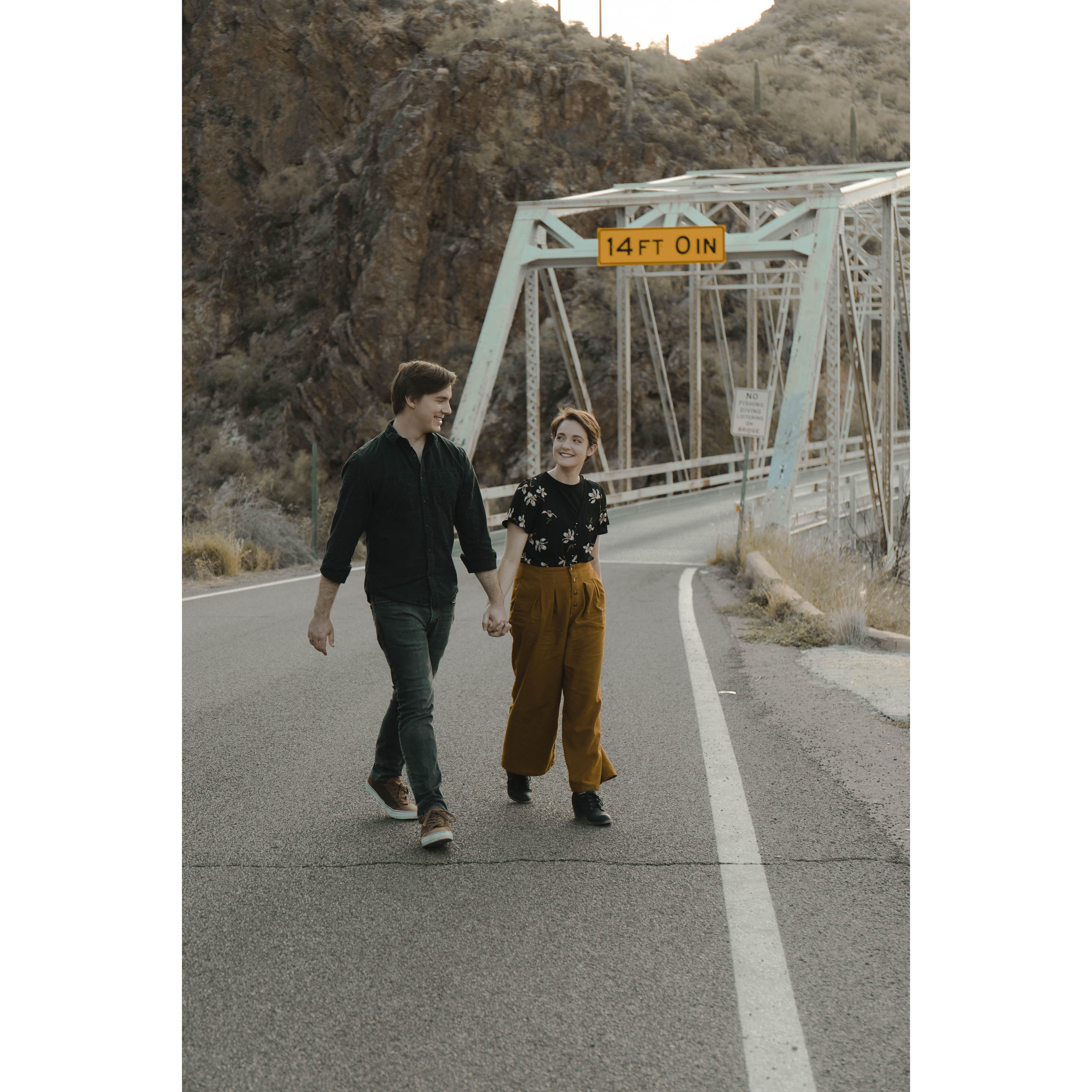 Engagement Photos at Canyon Lake with Sara at Cactus Life Photography
