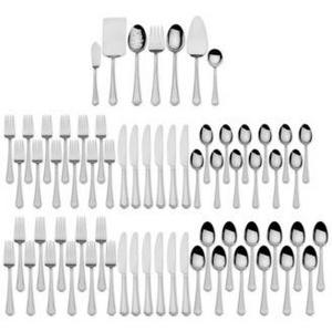 International Silver - 67-Pc. Carleigh Flatware & Hostess Set Service for 12, Created for Macy's