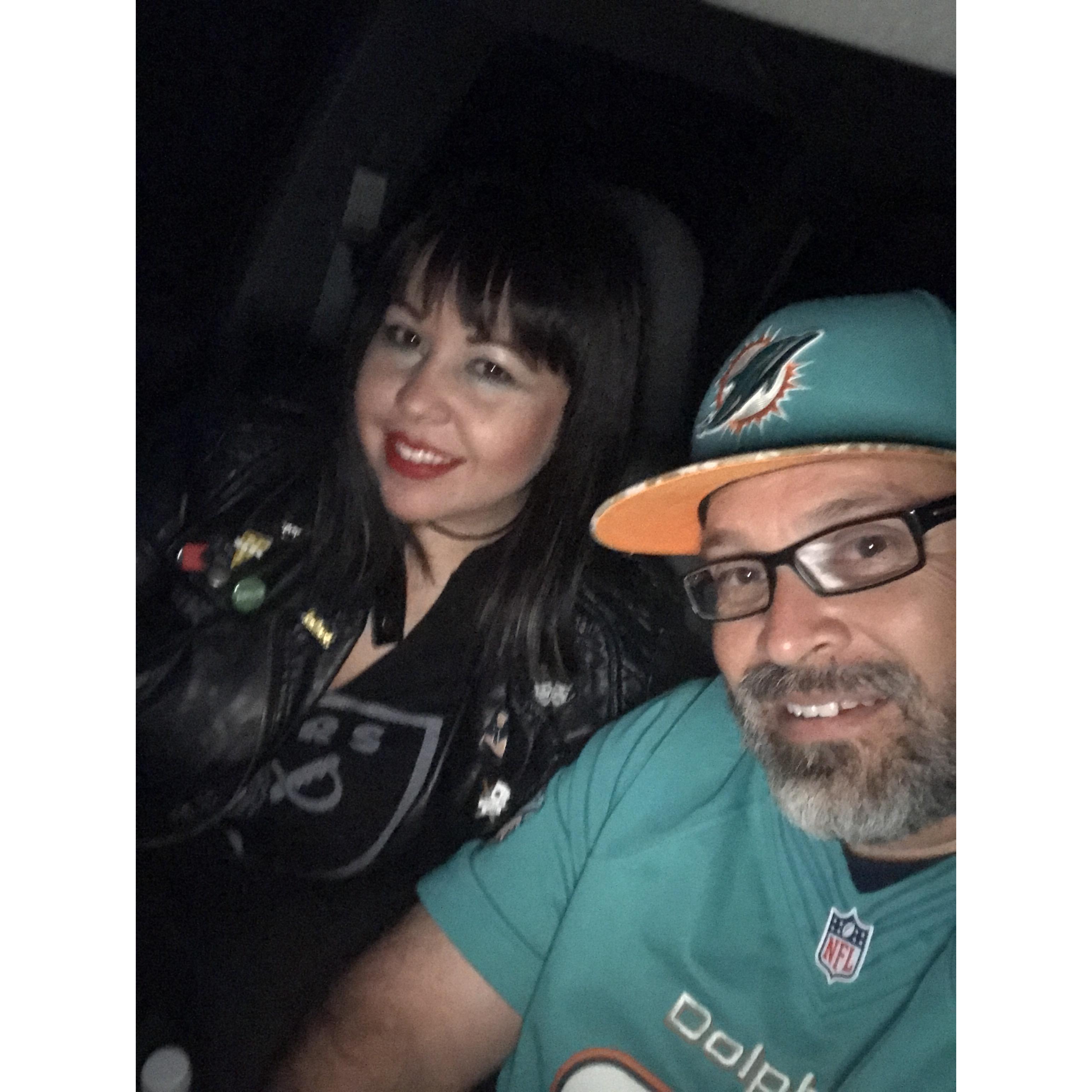 Raiders Vs. Dolphins 
#housedivided