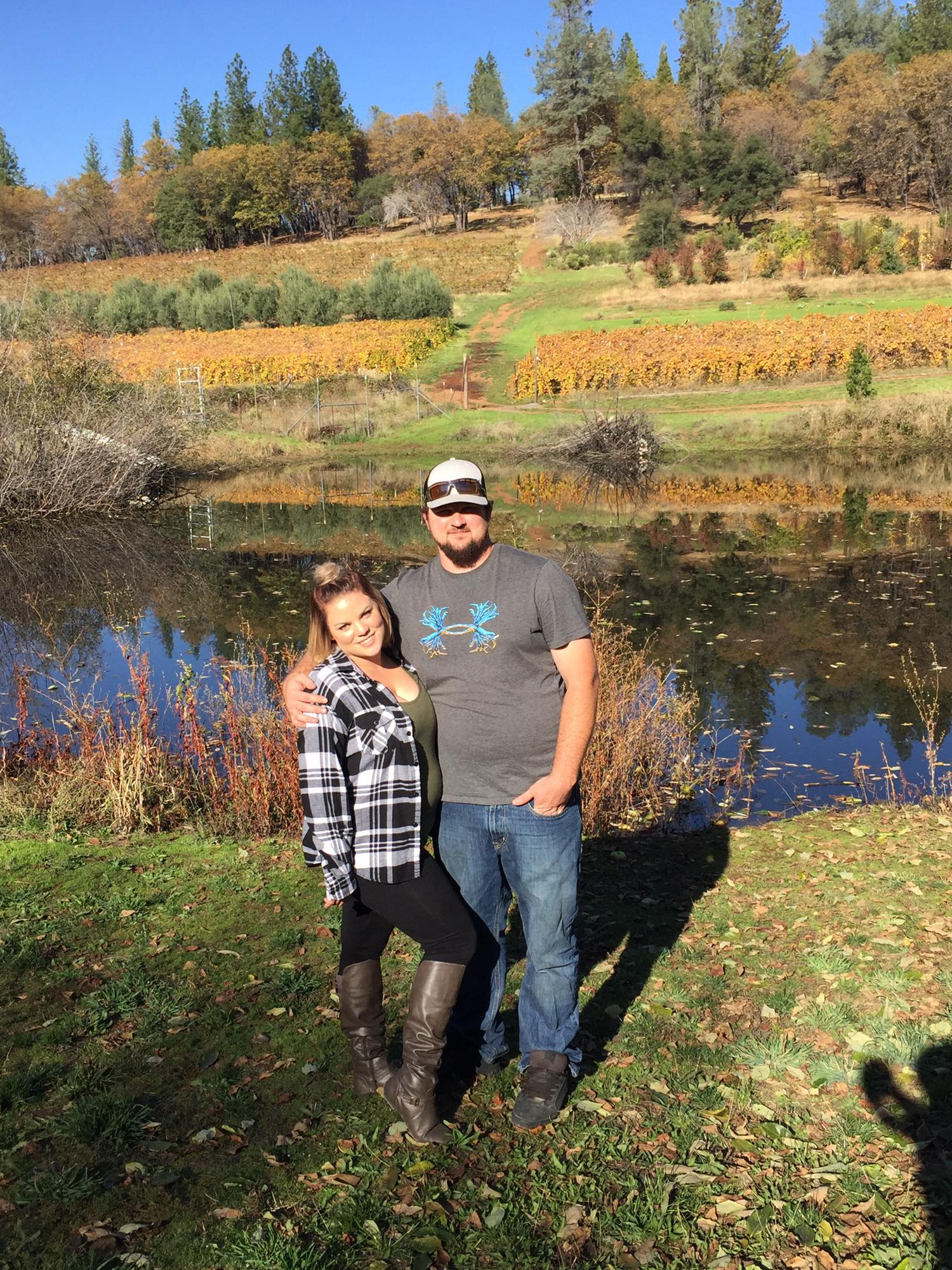 Our first trip together was wine tasting in Placerville before we were even dating
