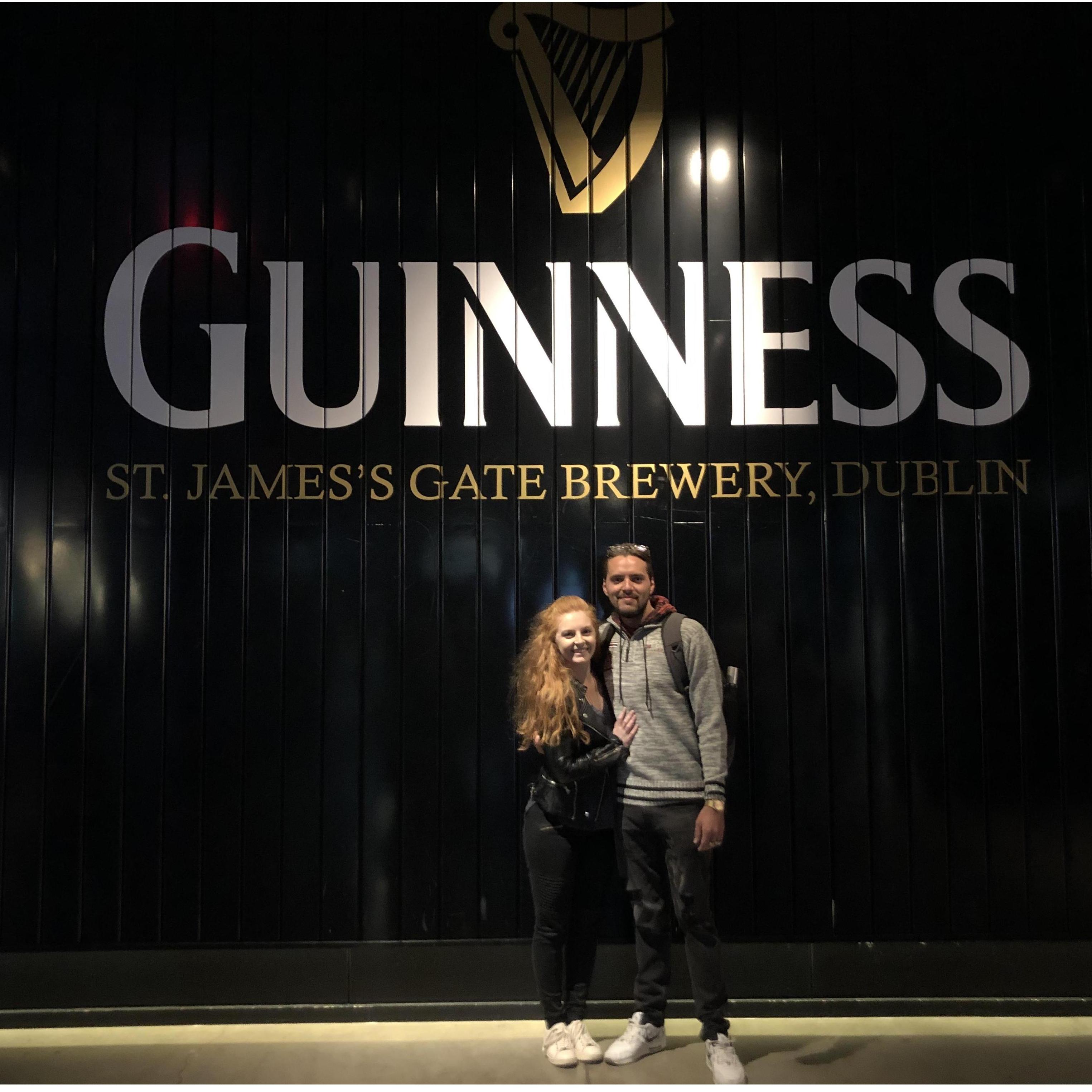 Guinness Storehouse in Dublin, Ireland