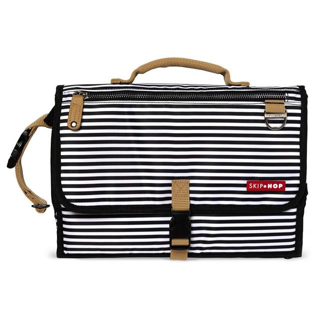 Skip Hop Pronto Signature Striped Changing Station- Black/White