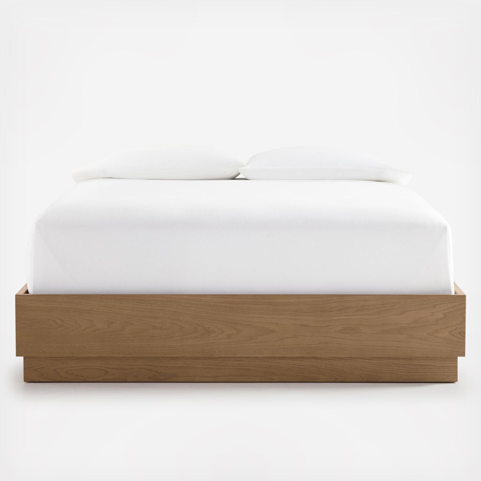 Crate and Barrel, Batten PlinthBase Bed Zola