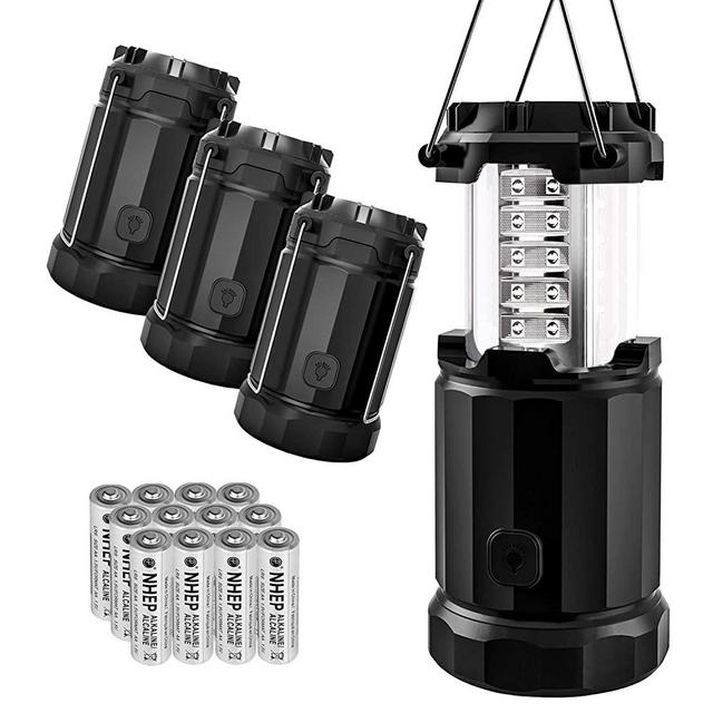 Etekcity Lantern Camping Lantern Battery Powered Led for Power Outages, Emergency Light for Home, Hiking, Camping Gear Accessories, Portable, Batteries Included