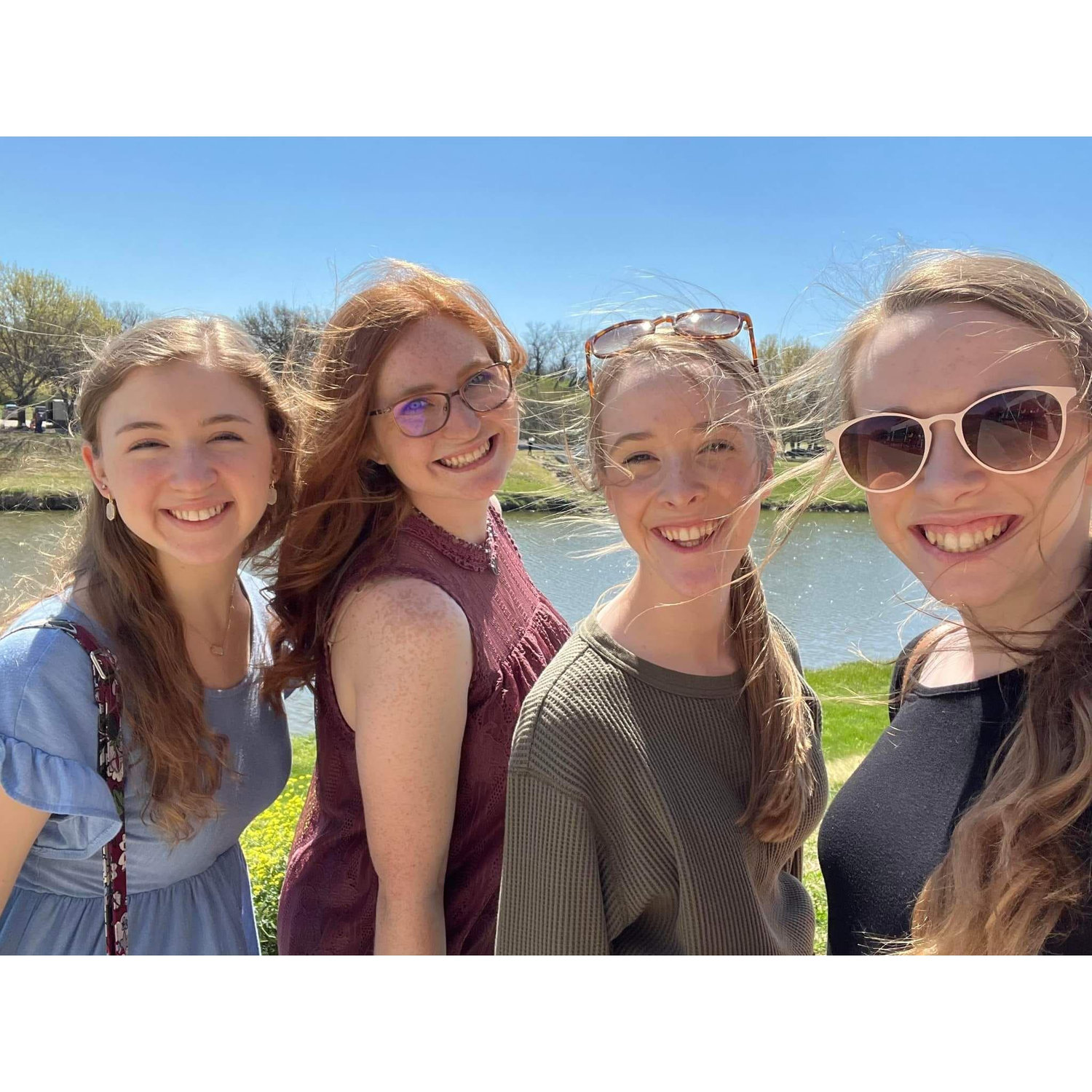 (2022) Abby, Natalie, and Annie went to TX to see Julia's dance performance