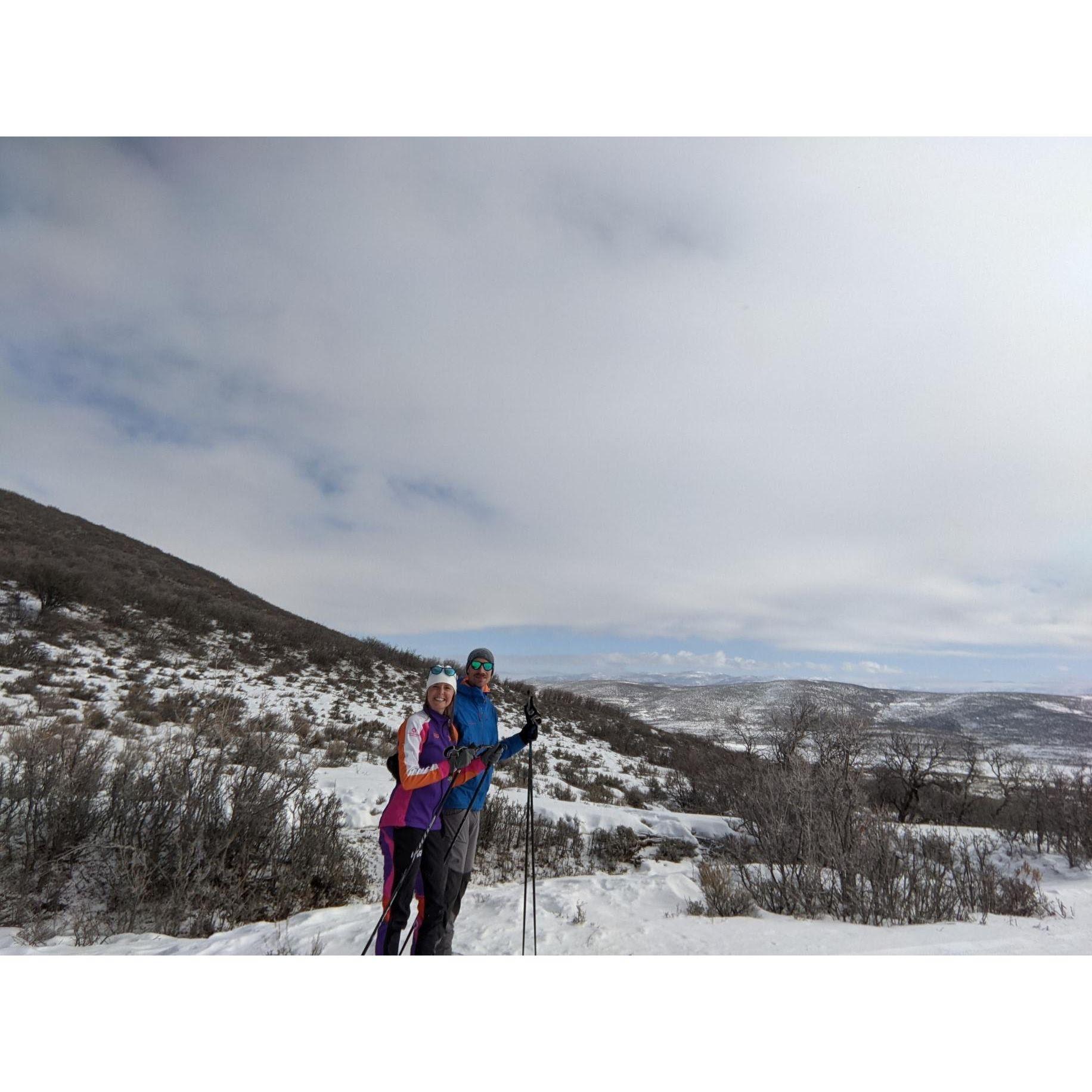 Skiing out in Park City, Utah