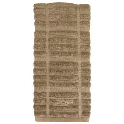 All-Clad Solid Kitchen Towel in Mushroom