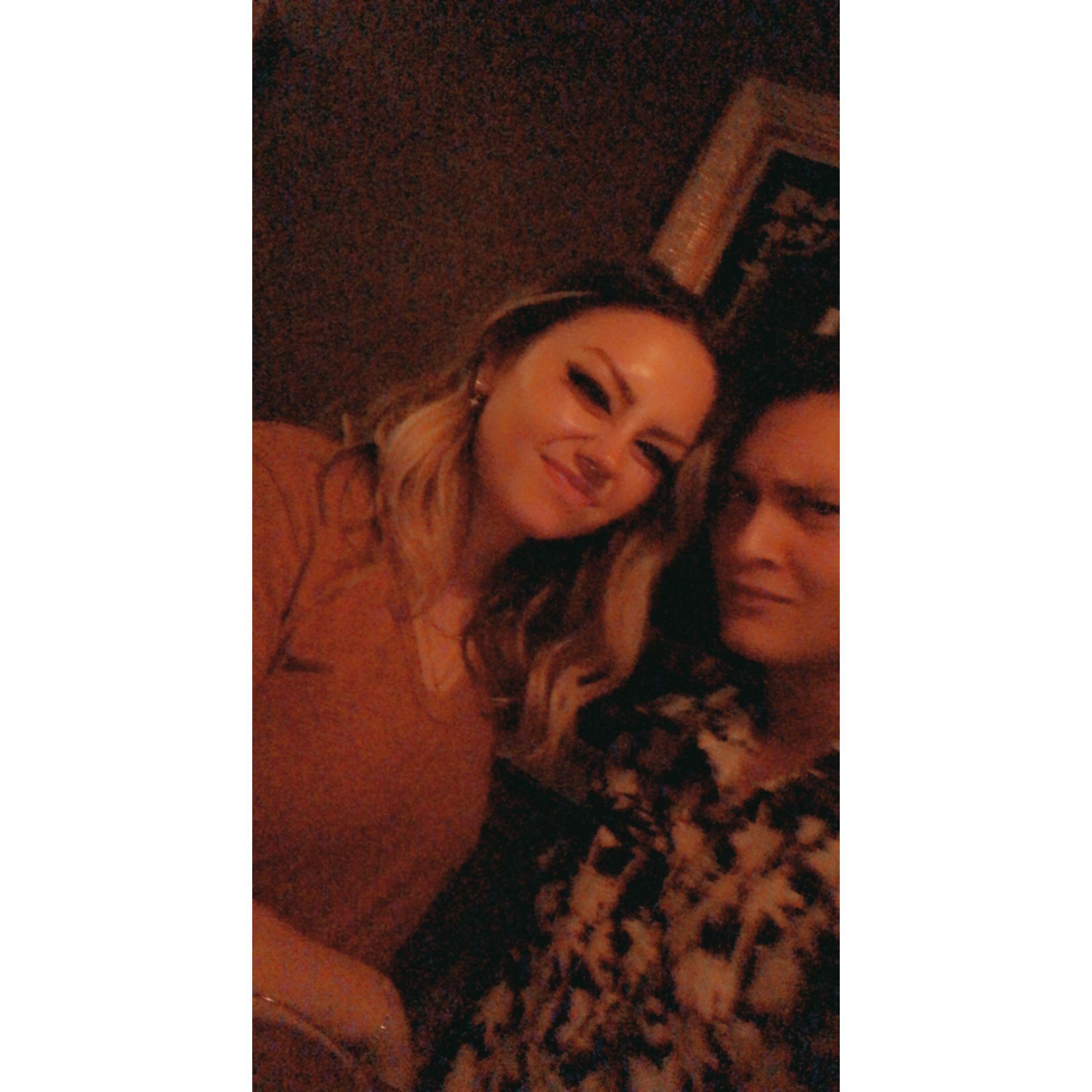 Probably our first ever photo together