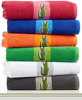 Signature Logo Bath Towel, 100% Terry Cotton