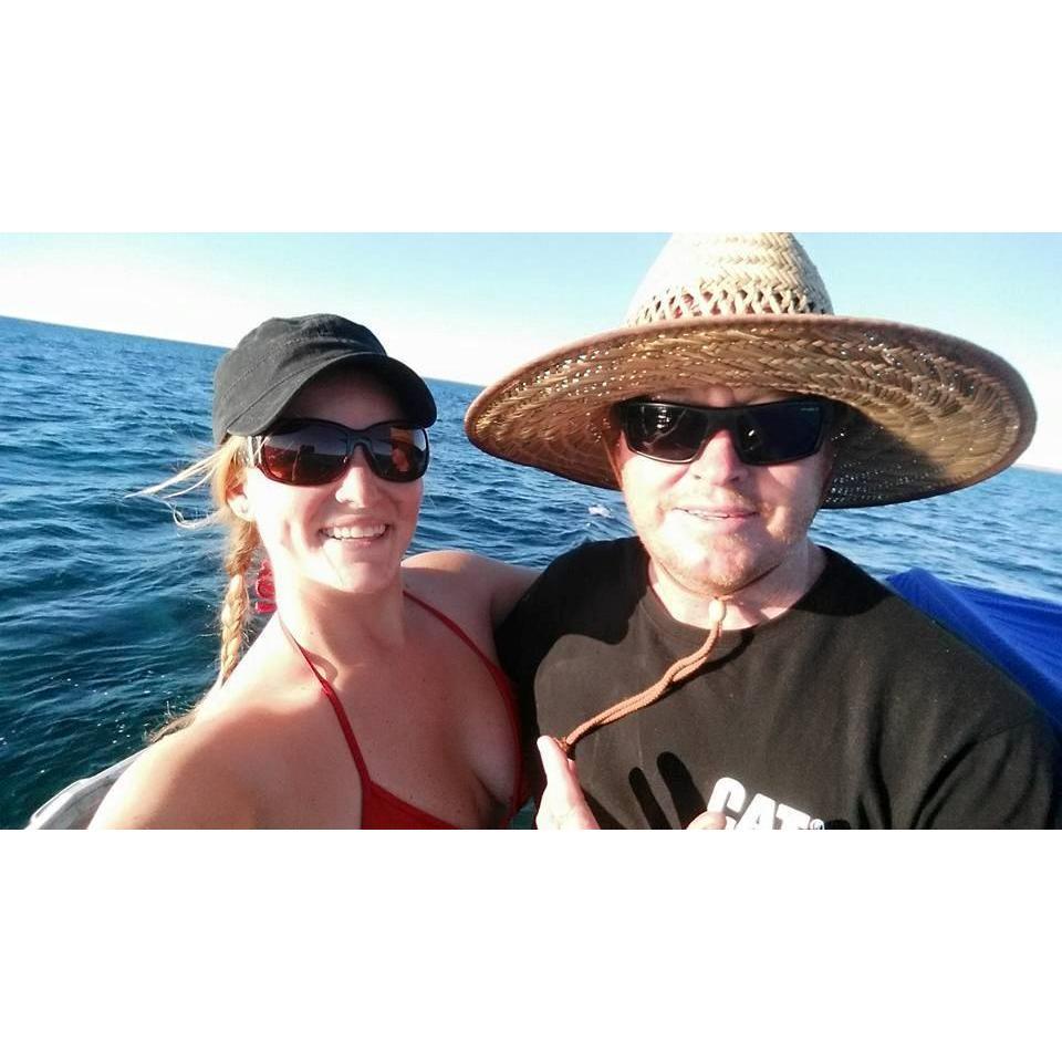 Playing on the water in one of our favourite places - Coral Bay, Western Australia!