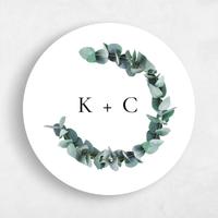 White Wedding Sticker - Galata