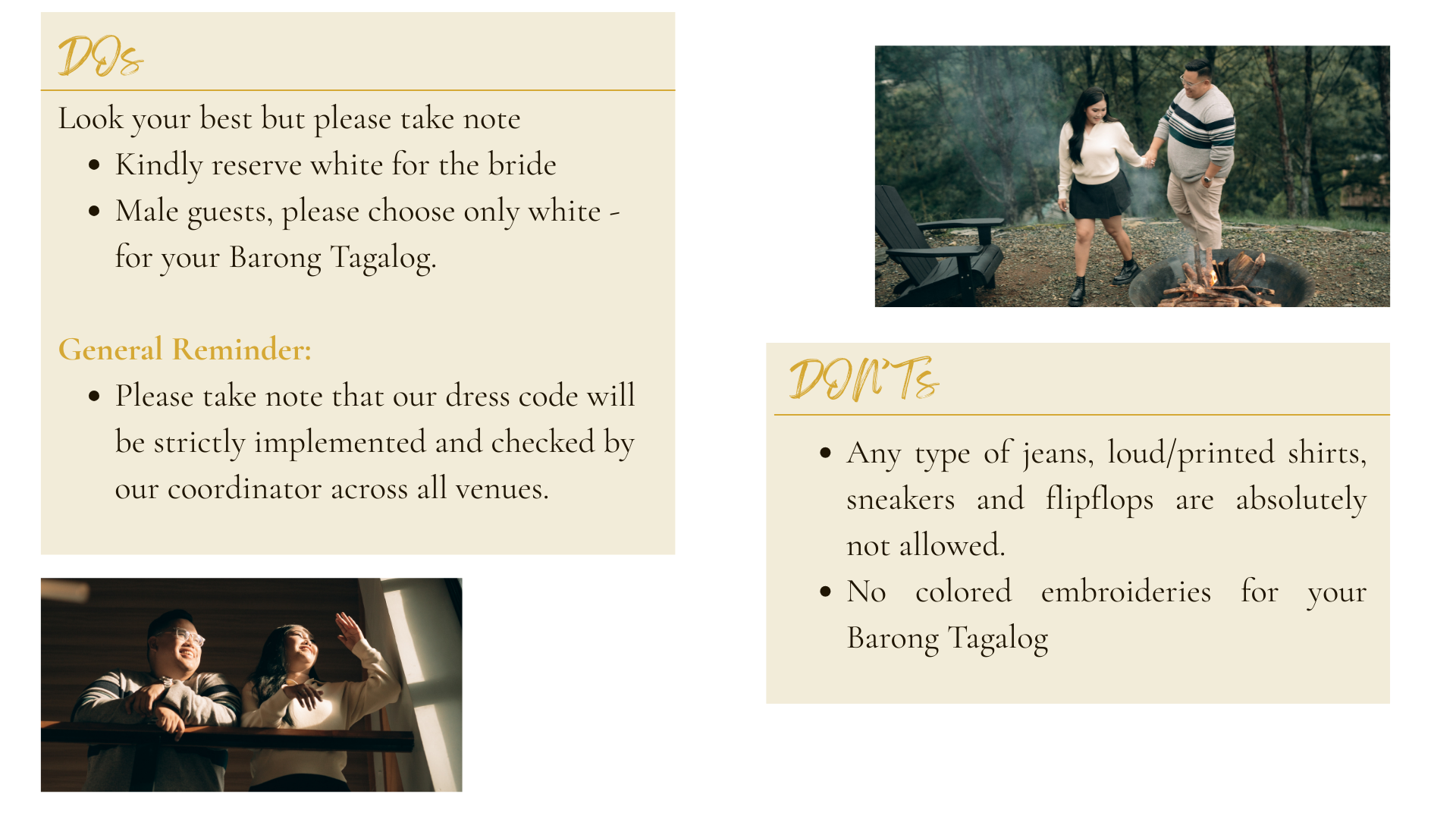 The Wedding Website of Alexandra Ferrer and Don Quieta