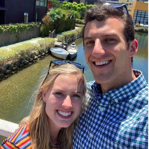 Revisiting some spots from our first date, including the Venice Canals