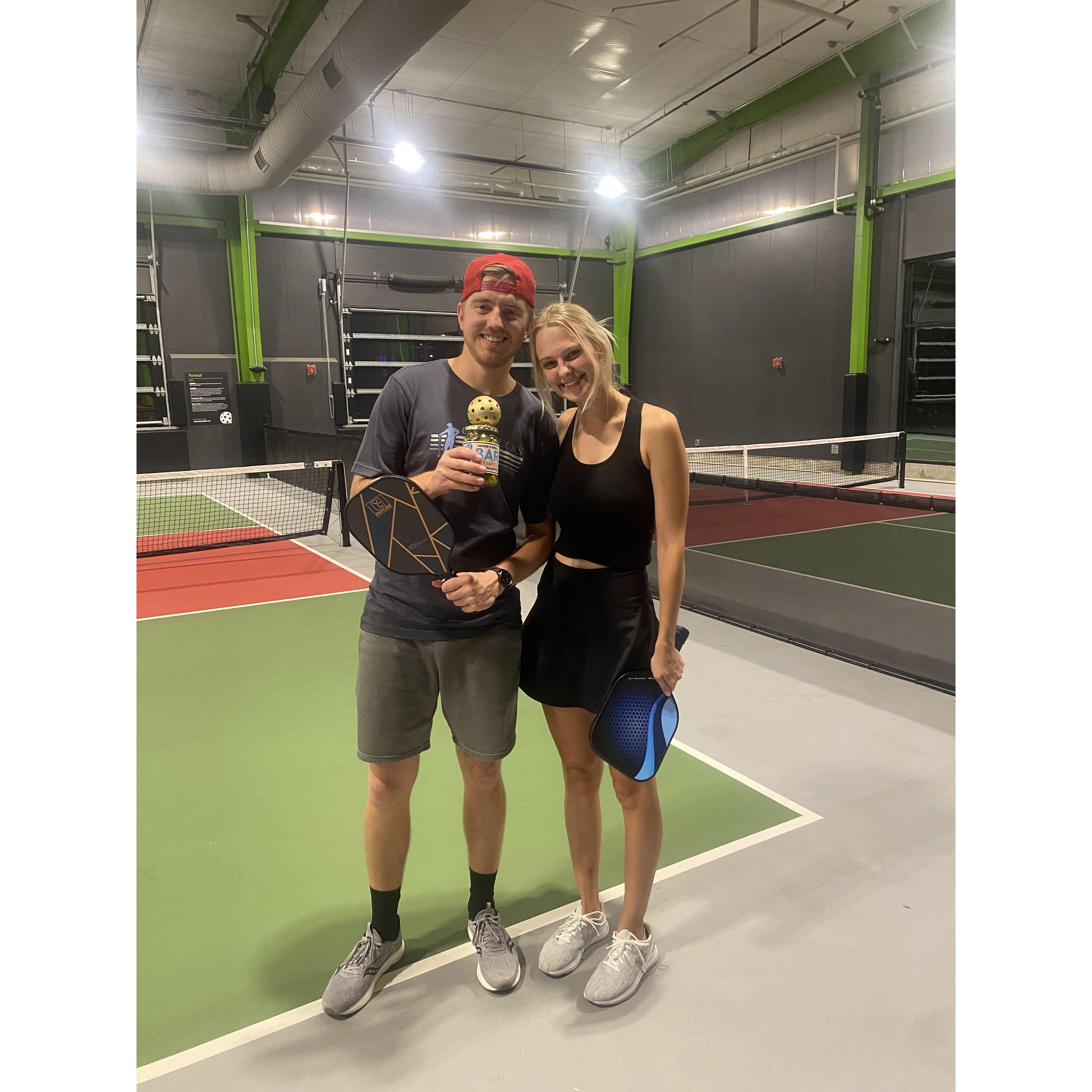 Pickle-ball Tournament Winners