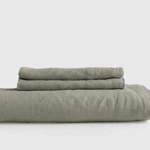 European Linen Fitted Sheet Set