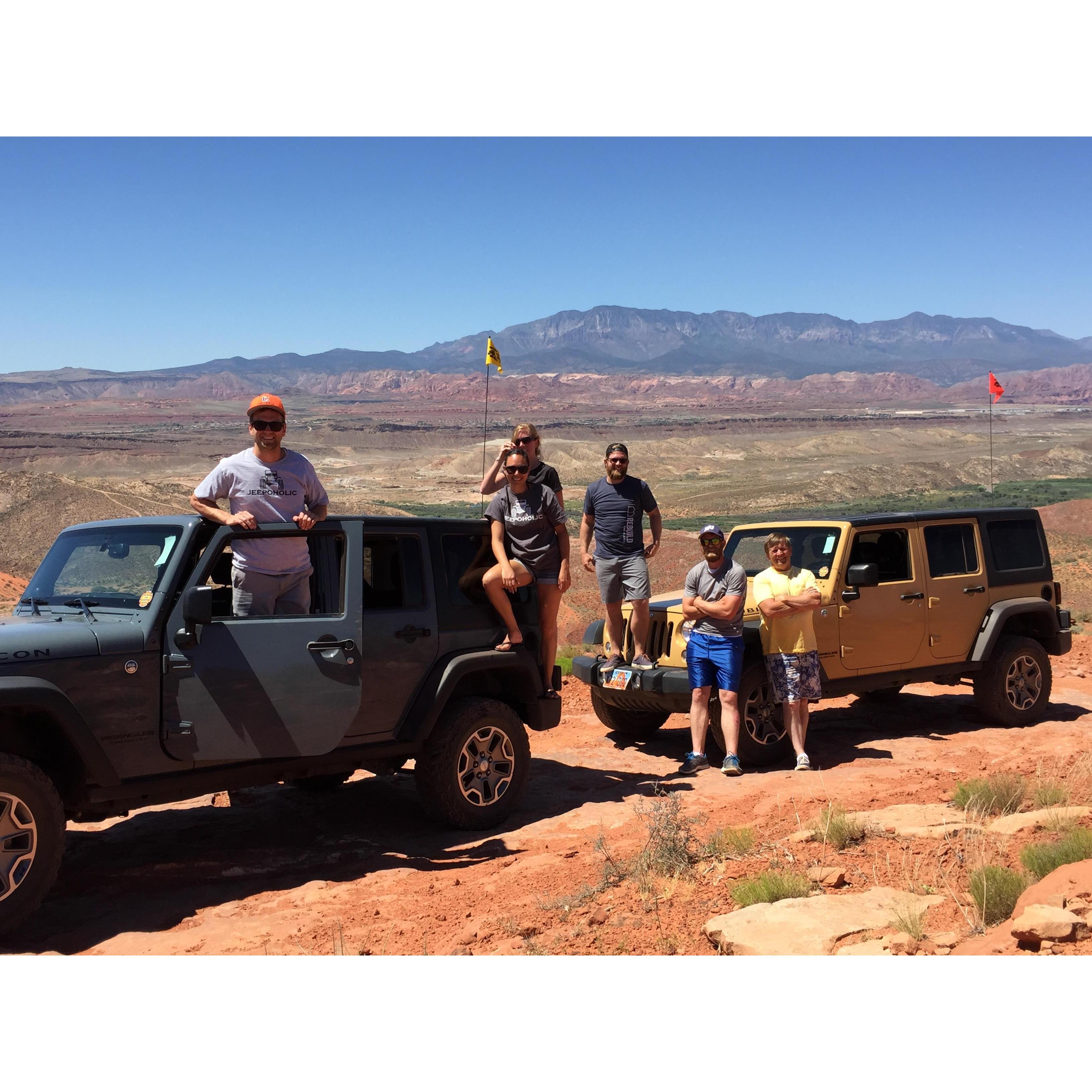 Surprised Alyssa with some Jeepin' in Utah with the family