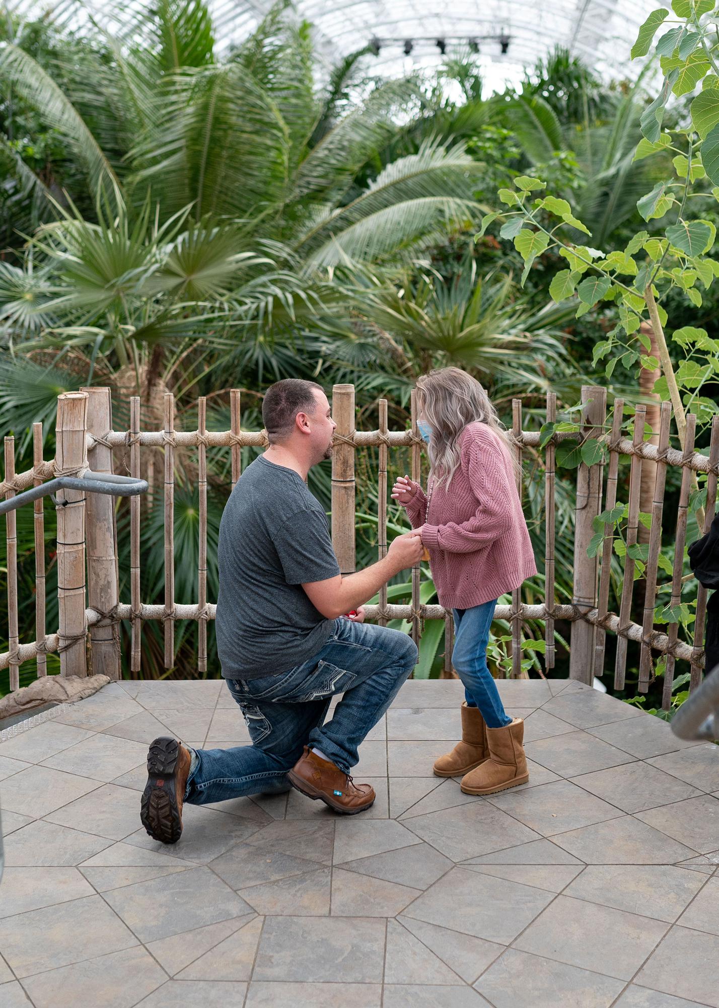 He asked, She said YES!