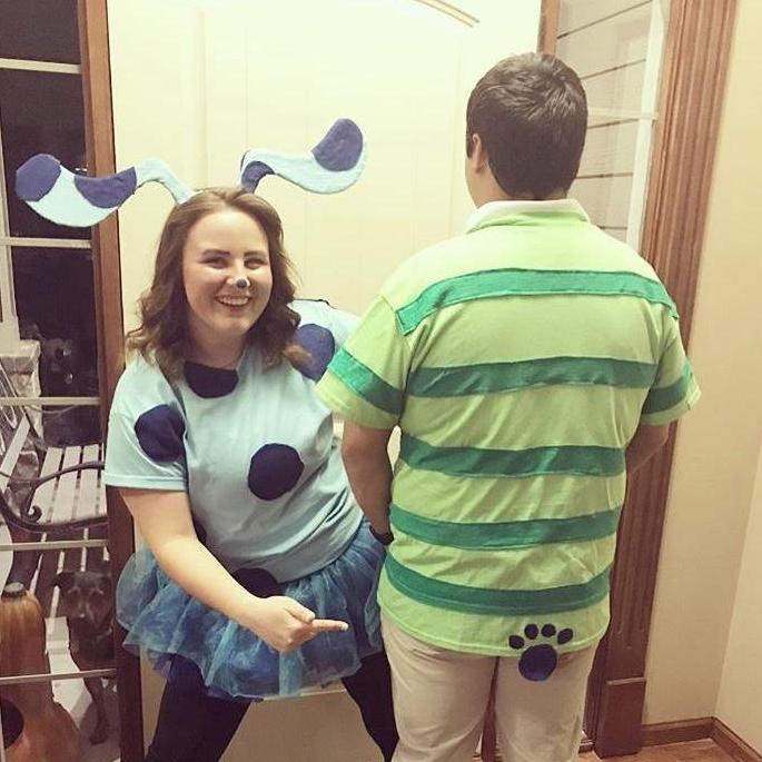 Taylor found a clue! Celebrating Halloween
