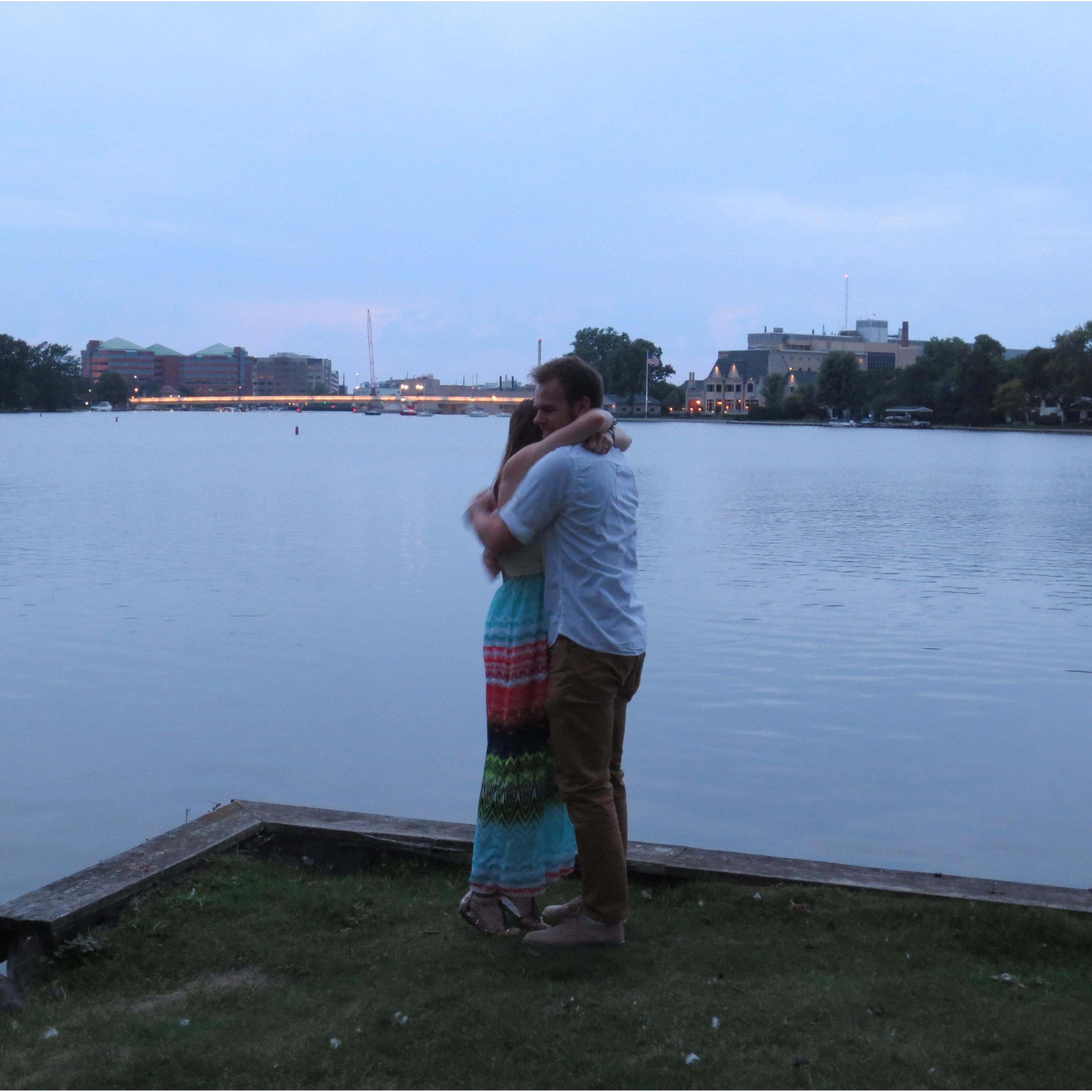 Do you think she said yes??