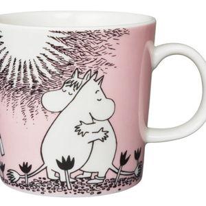 Moomin mug, Love, pink