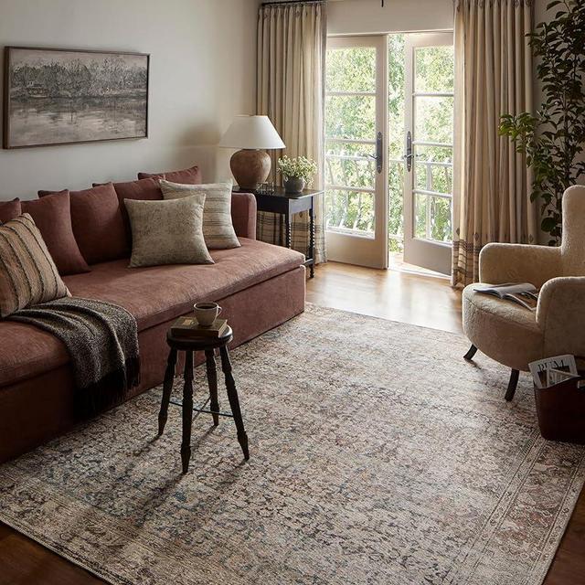 Loloi Amber Lewis x Georgie Multi/Spice 3'-0" x 10'-0" Runner Rug