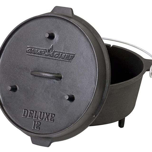 9 1/3 Qt Seasoned Cast Iron Camp Oven