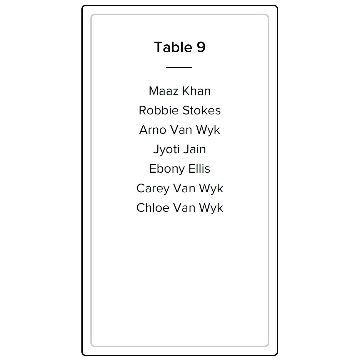 Table 9