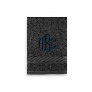 Wamsutta® Personalized Hygro® Duet Hand Towel in Ebony