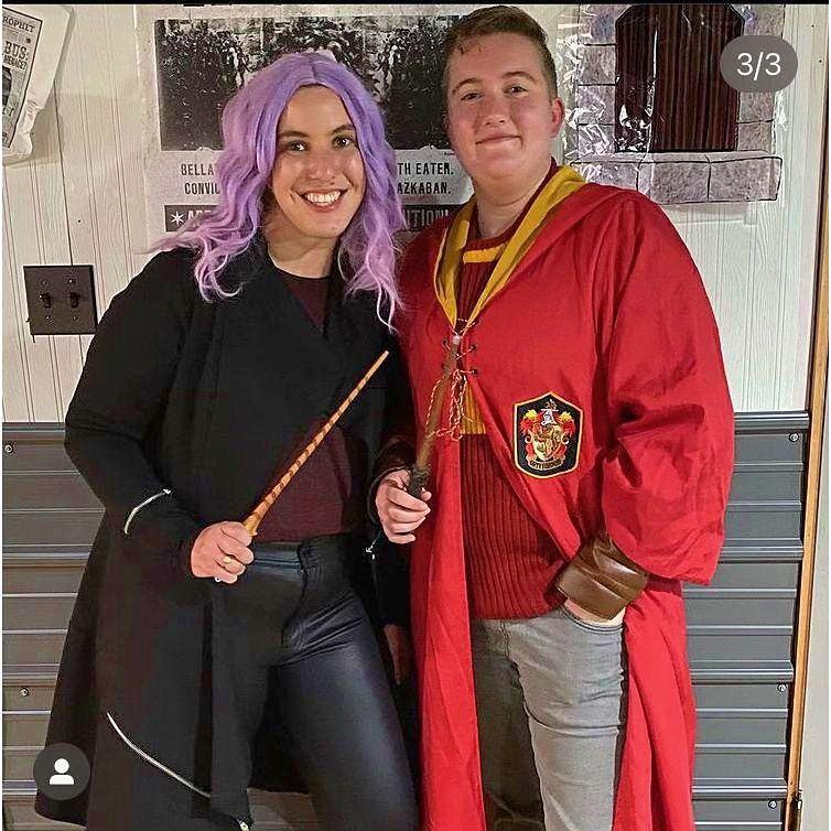 Dressing as two favorite Harry Potter characters for Halloween! 2021