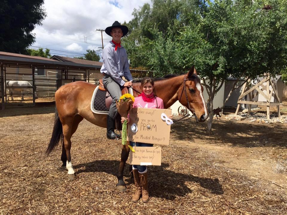 Jared asking Katie to Junior prom April 2016