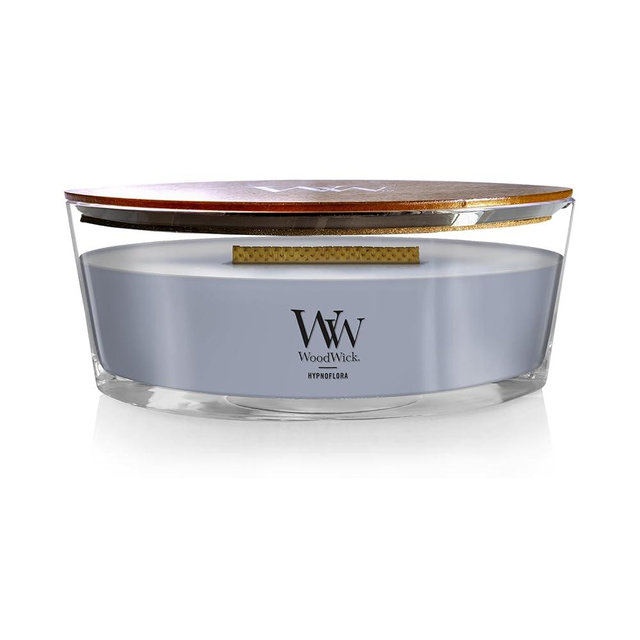 WoodWick Hypnoflora Scented Ellipse Candle, Crackles as it burns, Up to 50 hrs burn time, Perfect for gifting or home décor, 21oz