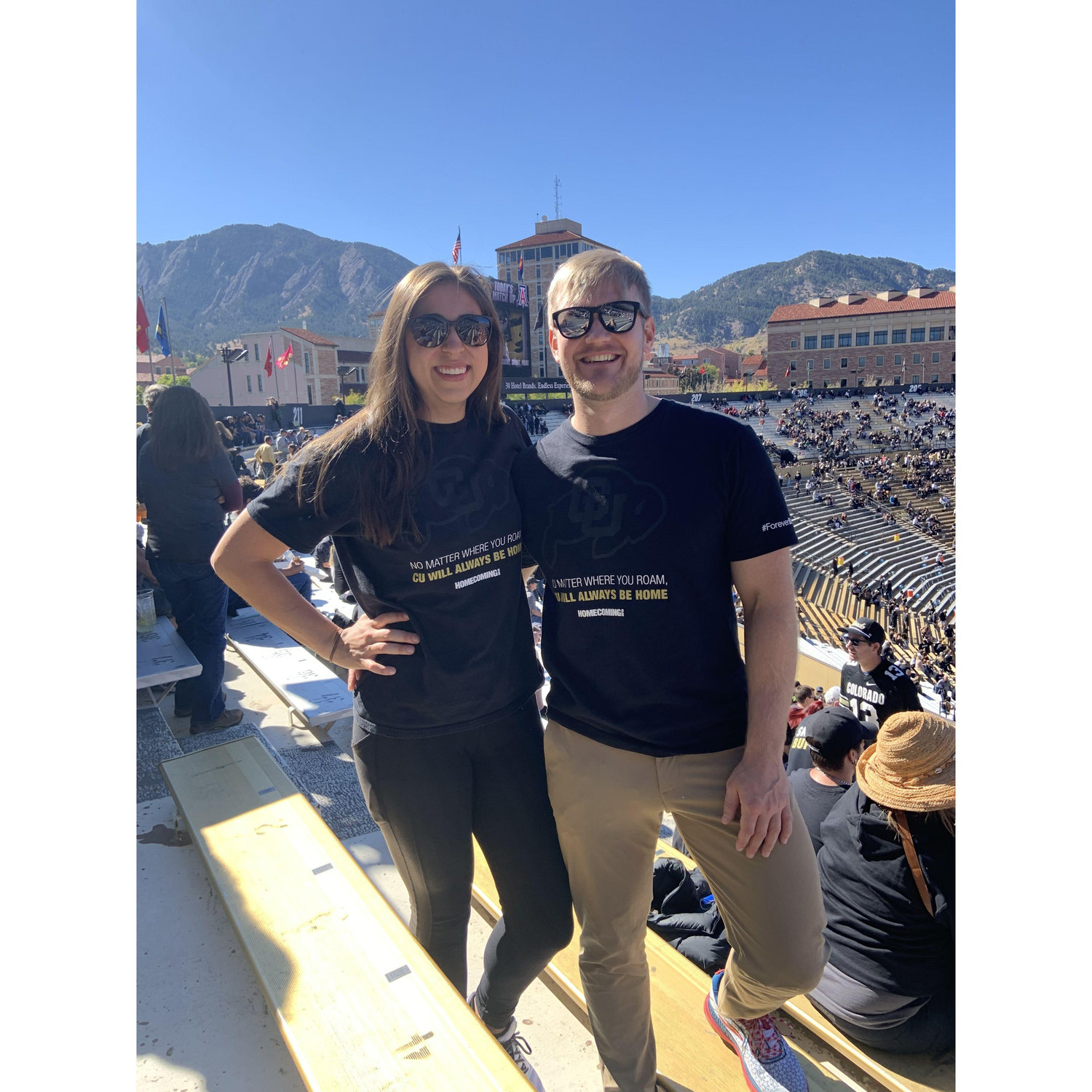 Made Zach a CU alumni for the day, sko buffs