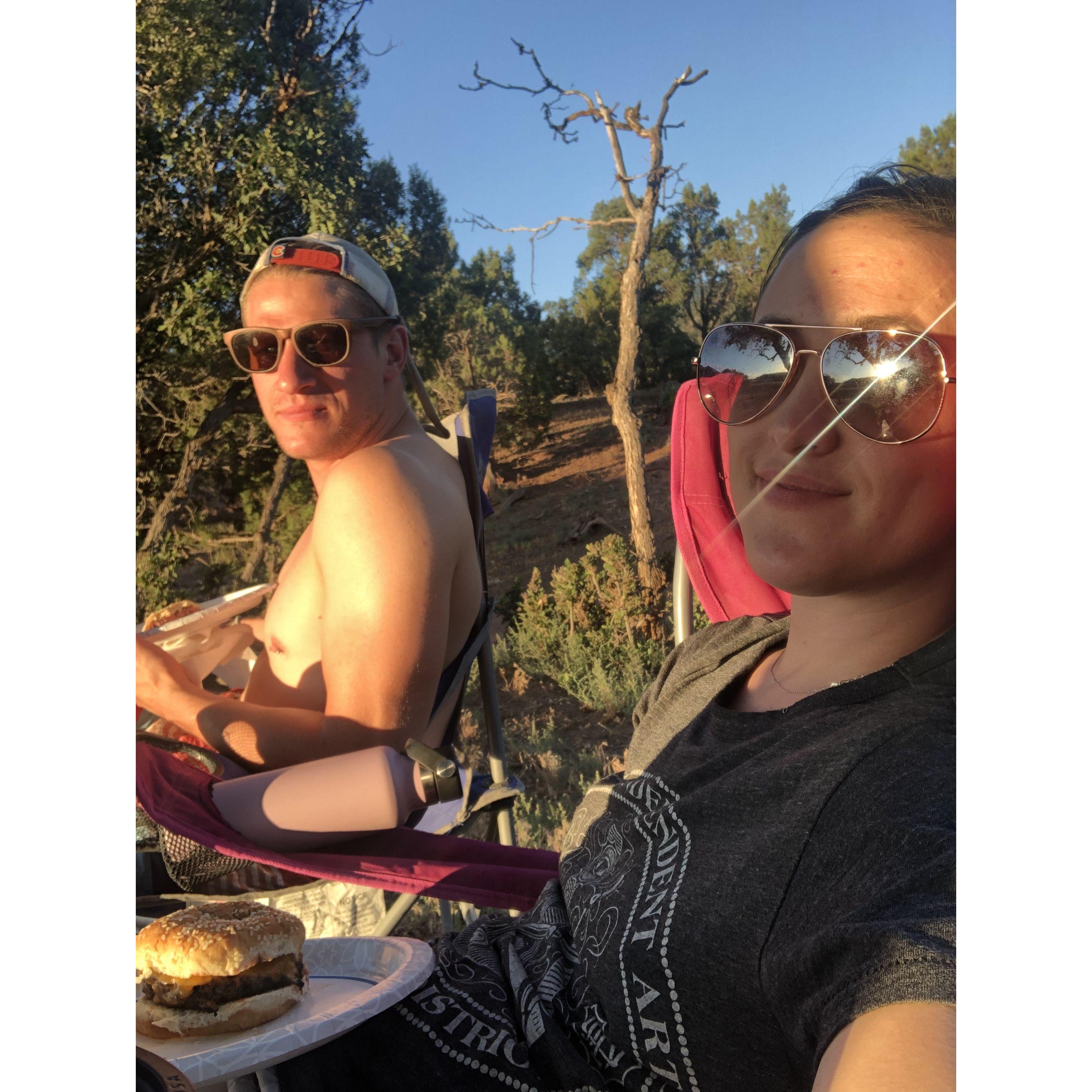The camping trip where we said "I Love You" for the first time