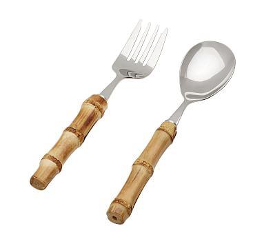 Pottery Barn Bamboo Serving Utensils