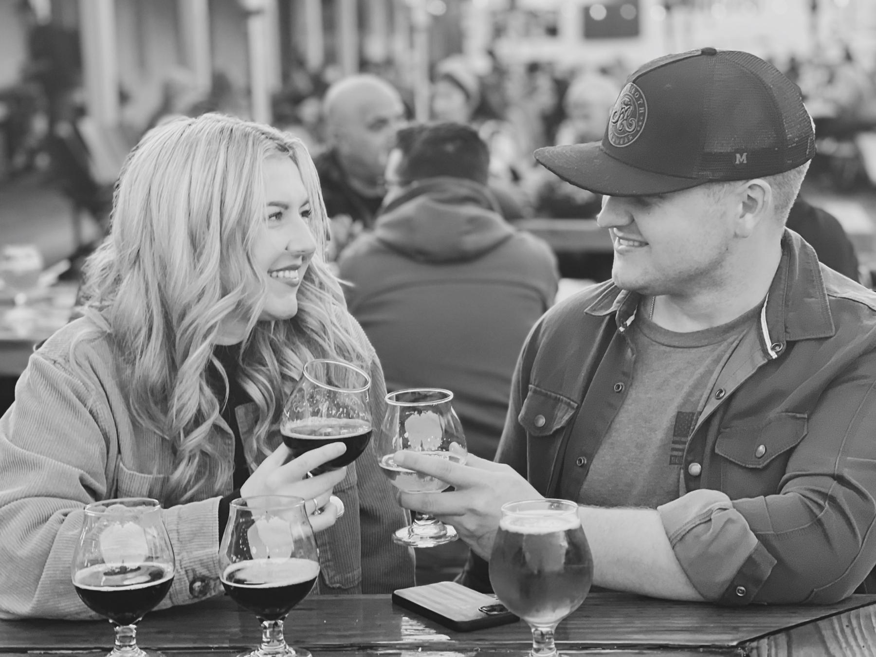 One of our favorite things to do to unwind is grab a beer together at a few of our favorite breweries. We love Dust Bowl in Monterey!