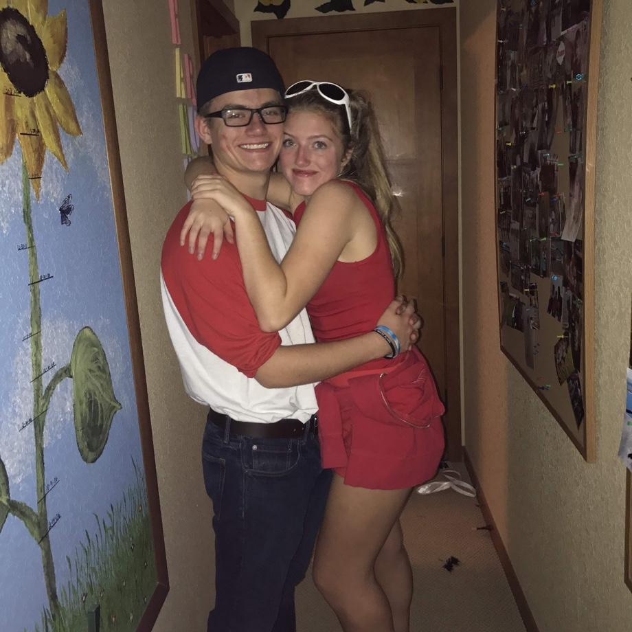 First halloween as Squints and Wendy Peffercorn.