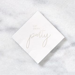 Eat, Drink, Party Cocktail Napkin, Set of 100