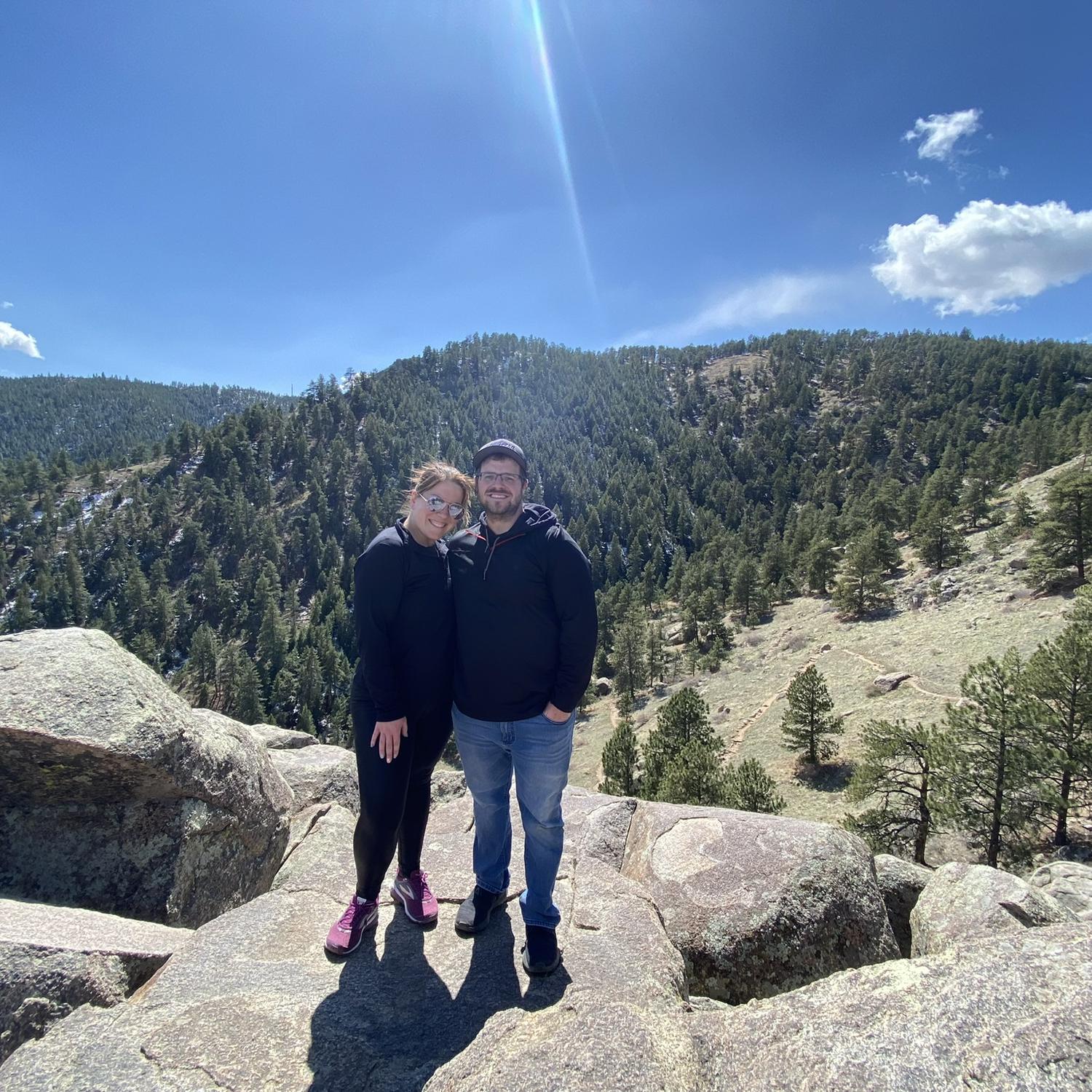 Our first big trip together - went out to Colorado to visit Jordan, Dani and the kids and got to go climbing with Cody and Natalie