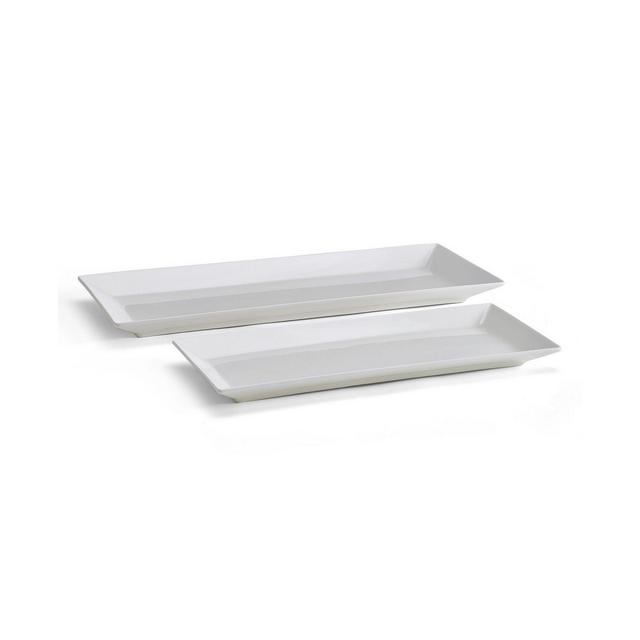 Mikasa Delray Bone China Bread Tray Set of 2