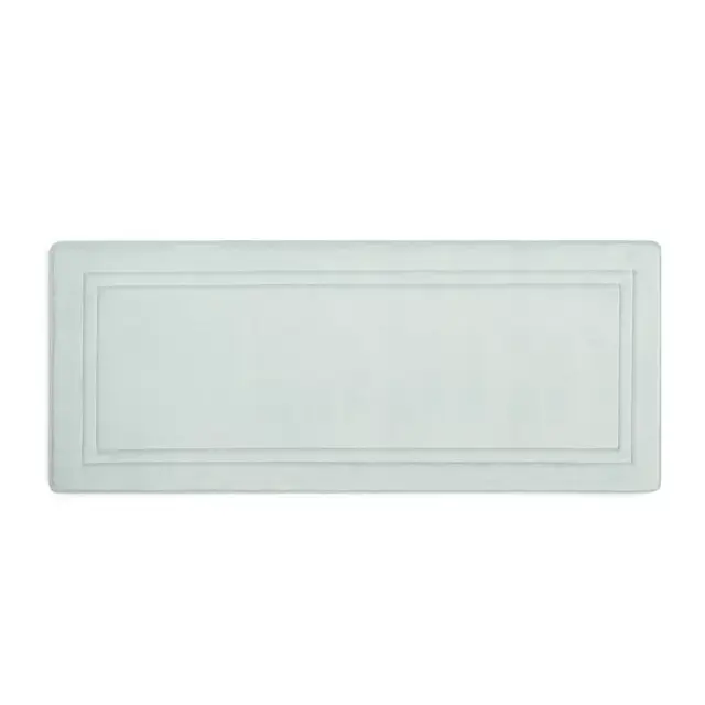 Simply Essential™ Memory Foam 24" x 58" Bath Mat in Seaglass